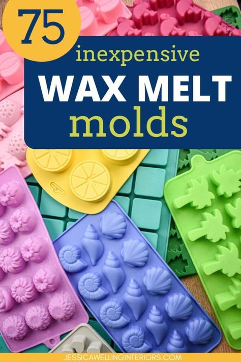 The best wax melt molds for Christmas, Fall, Valentine's Day, and every other occasion, all available on Amazon for $12 or less! Wax Melt Tips, Silicone Wax Melt Molds, Candle Making, Silicone Mold, How To Package Wax Melts, Wax Melts Molds, Wax Melt Designs, Wax Melt Molds, Wax Melt Storage Ideas, Diy Candle Wax Melts, wax tarts DIY, candle melts Diy Candle Wax Melts, Wax Melt Storage, Diy Candle Melts, Wax Melts Storage, Wax Melts Recipes, Wax Melts Packaging, Candle Making Recipes, Diy Wax Melts, Best Wax Melts