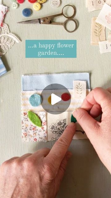 Slow Stitch Project Ideas, How To Slow Stitch, Slow Stitching Tutorial, Slow Stitching Ideas Hand Embroidery, Slow Stitching Ideas, Felt Hearts Diy, Mindful Stitching, Birdhouse Garden, Stitching Ideas