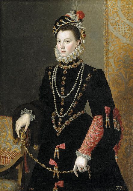 Queen Isabella of Spain 1492 | Isabella de Valois - queen of Spain Catherine De Medici, Kunsthistorisches Museum, Woman In Black, Spanish Fashion, Peter Paul Rubens, European History, Historical Costume, Vintage Artwork, Rembrandt