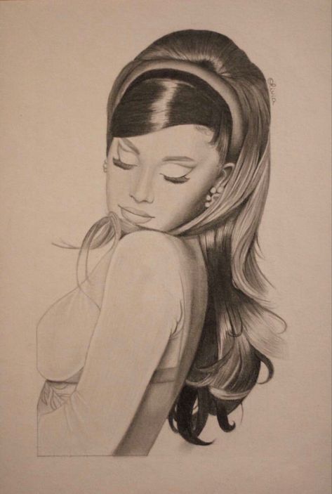 Ariana Grande Sketch, Ariana Drawing, Normal Drawing, City Iphone Wallpaper, Ariana Grande Drawings, Realistic Drawing, Ariana Grande Wallpaper, Celebrity Drawings, Comics Girls