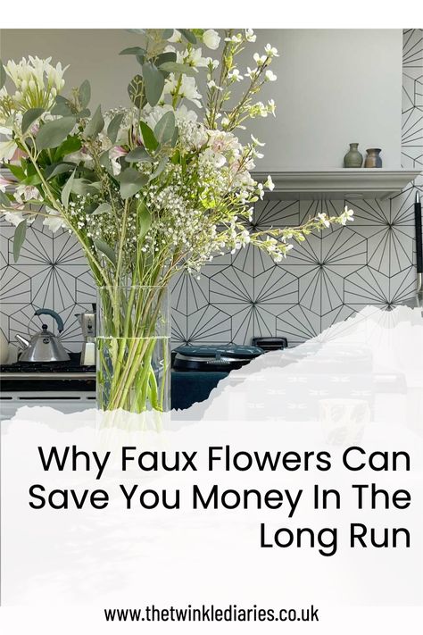 Add faux flowers to cheap supermarket blooms for a fabulous floral display! Bloom And Wild, Everlasting Flowers, Faux Flower Arrangements, Flower Arrangements Simple, Wax Flowers, Real Touch Flowers, Fresh Flowers Arrangements, Wedding Arrangements, Faux Florals