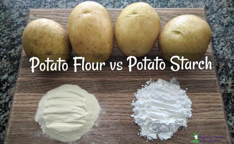 Potato Starch Uses, How To Make Potato Flour, Potato Starch Recipes, Potato Flour Recipes, Resistant Starches, Starch Recipes, Benefits Of Potatoes, Lentil Nutrition Facts, Starch Foods