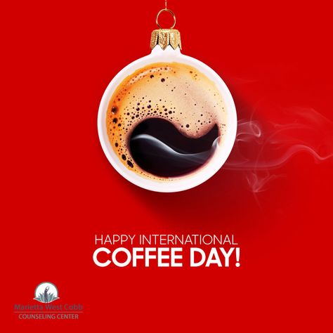 Coffee Day Creative Ads, Happy International Coffee Day, International Coffee Day, Coffee Social Media Design Ideas, Coffee Social Media Design, Coffee Social Media Post Design, International Coffee Day Poster, International Coffee, Adobe Photoshop Design