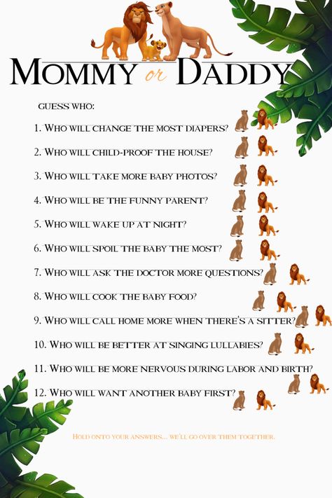 lion king theme 
gender reveal game
lion king gender reveal theme Safari Theme Gender Reveal Ideas, Jungle Themed Gender Reveal, Monkey Gender Reveal Ideas, Loin King Gender Reveal, Lion Gender Reveal Ideas, Gender Reveal Safari Theme, Gender Reveal Ideas Lion King, Simba Or Nala Gender Reveal, Baby Shower Games Safari Theme