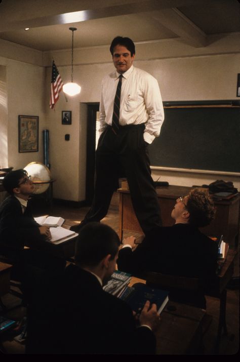 Dead Poets Society #RobinWilliams John Forsythe, Sean Leonard, Photo Star, Ingmar Bergman, Captain My Captain, Septième Art, I Love Cinema, Dead Poets Society, Richard Gere