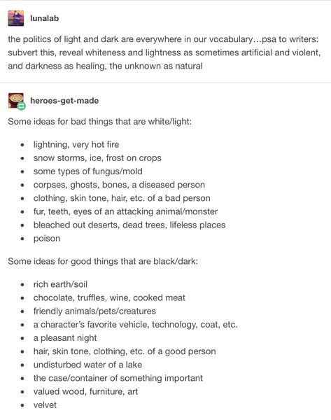 Brandon Sanderson did this with his Mistborn series. The night was feared by many, buy the mists were a force of good and brought power, while the daylight brought vulnerability and in the end, immense, destructive heat. I Am A Writer, Writing Boards, Writing Characters, Book Writing Tips, Writing Resources, Writers Block, Writing Advice, Writing Words, Story Writing