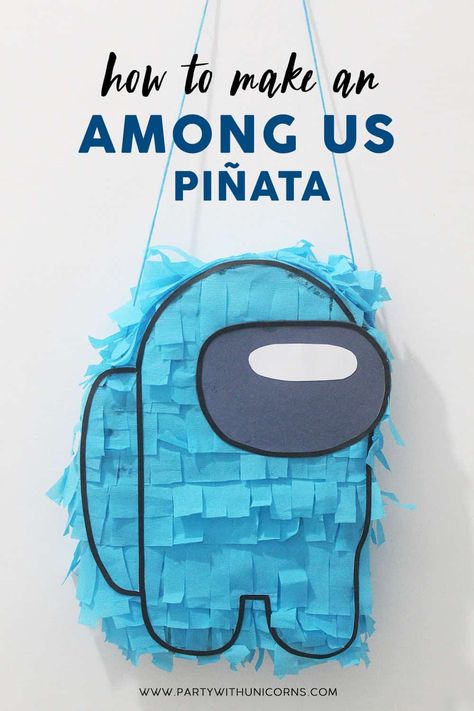 Following these step-by-step instructions and use our downloadable template to make an Among Us Pinata with your favorite crewmate or impostor. This Pinata is perfect for an Among Us Party Among Us Party, Party Games Kids, Bday Party Kids, Birthday Projects, Birthday Party Food, Gerbera Daisy, Birthday Party Games, 11th Birthday, Printable Crafts