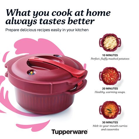 Check out the amazing selection of recipes on Tupperware's official website! 🍽️💡👀 Visit https://www.tupperware.com/blogs/recipes?twcId=US-81000092569&utm_medium=tupsocial&utm_targeting=81000092569&utm_source=pinterest_account to find all the inspiration you need in the kitchen. Happy cooking! 🥦🍝🍰 #Tupperware #recipes #cooking #kitcheninspiration #TupperwareRecipes #CookingInspiration #KitchenInspiration #HealthyEating #Foodie Tupperware Pressure Cooker Recipes, Tupperware Pressure Cooker, Microwave Pressure Cooker, Tupperware Recipes, Fluffy Mashed Potatoes, Fast And Slow, Cook At Home, Pressure Cooker Recipes, Pressure Cooking