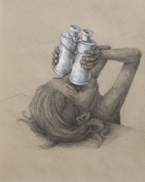 Stefan Zsaitsits on Instagram: “„Binoculars“ 2019, Pencil on paper, 50 x 40 cm #stefanzsaitsits #drawing #art #kunst #zeichnung #dessin #binoculars” Night Drives, Pencil Drawings Easy, Childhood Development, Night Driving, Graphics Inspiration, Art Tutorials Drawing, Graphic Design Inspiration, Drawing Inspiration, Painting Inspiration