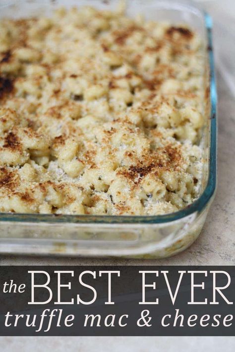 Truffled Mac And Cheese, Truffle Oil Mac And Cheese, Vegan Truffle Mac And Cheese, Truffle Macaroni And Cheese, Truffle Mac N Cheese, Truffle Cheese Recipe, Recipes With Truffle, Truffle Mac And Cheese Recipe, Mac And Cheese Rezept