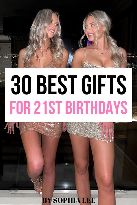 I'm obsessed with these 21st birthday gift ideas and I know my best friend will be too!! She's turning 21 next week and she's going to love her gift. 21 Birthday Diy Gifts, 21st Birthday Gifts Ideas For Her, Gifts For Best Friends 19th Birthday, Cute 21st Bday Gift Ideas, Besties 21st Birthday Gift, Sisters 21st Birthday Ideas, 21st Birthday Gift Ideas For Best Friend Turning 21, Gifts For Best Friends 21st Birthday, 21st Birthday Ideas For Sister