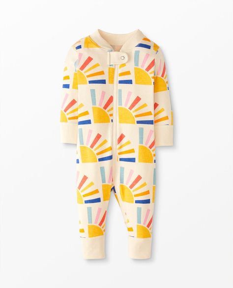 Baby Zip Sleeper | Hanna Andersson Outerwear Details, Sleeper Pajamas, Baby Girl Sleepers, Baby Pjs, Sweetest Dreams, Infant Clothes, Baby Swimsuit, Baby Swimwear, Baby Sleepers