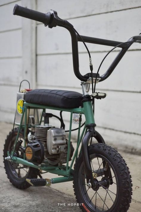 Motorized Trike, Custom Mini Bike, Raleigh Chopper, Mini Motorbike, Bicycle Engine, Mini Chopper, Biking Diy, Motorised Bike, Mini Bikes