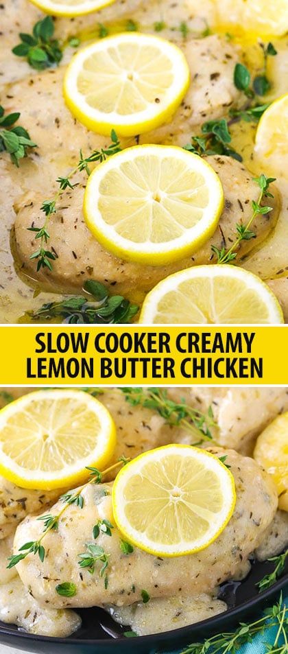 Creamy Lemon Butter Chicken, Ayam Mentega, Resep Pasta, Lemon Butter Chicken, Crockpot Lasagna, Creamy Lemon Chicken, Lemon Garlic Chicken, Zuppa Toscana, Kielbasa