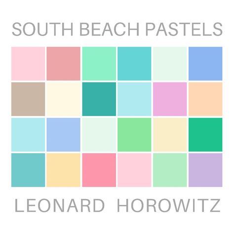 Celebrating Leonard Horowitz - an industrial designer from NYC who helped transform Miami’s South Beach Art Deco District in the late 1970s. Using a colour palette he created to enliven the beachfront hotels, many as 150 Art Deco buildings in Miami Beach now feature pastel hues; about half of those use Leonard Horowitz's original colour palette. Colour illustration, Zena O’Connor, PhD © 2021. Art Deco Palette, Art Deco Color Palette, Miami Building, South Beach Art Deco, Beach Color Palettes, Beach Art Deco, Colour Illustration, Art Deco Color, Miami Art Deco