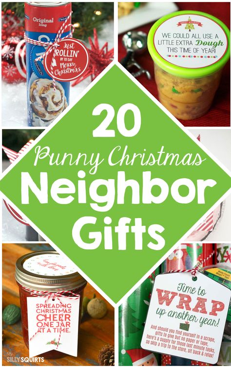 20 Punny DIY Christmas neighbor gift ideas | My Silly Squirts Easy Neighbor Gifts, Neighbor Gifts For Christmas, Christmas Neighbor Gifts, Punny Gifts, Best Friend Christmas Gifts, Christmas Neighbor, Neighbor Christmas Gifts, Christmas Gifts To Make, Diy Gifts For Him