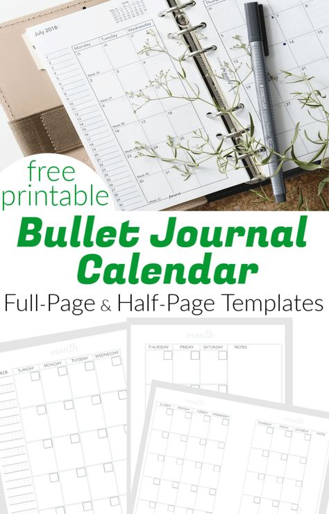 Bullet Journal Calendar - Organized 31 Bullet Journal Calendar Printable, 2024 Calendar Printable Free, Monthly Aesthetic, Bullet Journal Templates, Bullet Journal Calendar, 2024 Calendar Printable, Letter Of The Day, Journal Calendar, Discbound Notebook