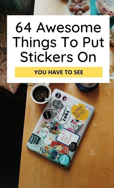 64+ Best Things To Put Stickers On🔆#LoveStory #RomanticEncounters #HeartfeltConnections #DateNightIdeas #SoulmateSearch #FlirtyFridays #CandlelitDinners #StarryEyedMoments #LoveQuotes #DreamyDates #WhisperedPromises #AmourAdventures Stuff To Put Stickers On, Things To Cover In Stickers, Stickers On Objects, Ipad Stickers Ideas, Travel Sticker Collection Display Ideas, Stickers Use Ideas, How To Display Travel Stickers, How To Decorate Laptops With Stickers, Sticker Covered Things