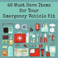 46 Must Have Items for Your Emergency Vehicle Kit http://www.backdoorsurvival.com/46-must-have-items-for-your-emergency-vehicle-kit/ Bug Out Kit, Car Survival Kits, Supraviețuire Camping, Emergency Prepardness, Car Emergency Kit, Emergency Survival Kit, Emergency Preparedness Kit, Survival Supplies, Aston Martin Vanquish