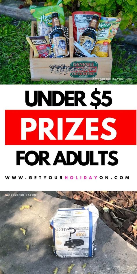 Cheap prizes adults will love! #prize #partyfavors #diys #party Prizes For Adults, Bingo Prize Ideas, Christmas Party Prizes, Bingo Prizes, Easter Prizes, Fundraiser Prizes, Christmas Favours, Bunco Prizes, Party Game Prizes