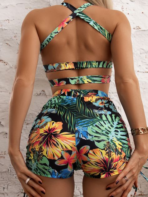 Beach Wear For Women Outfits, Swimming Wear Women, Beach Wear For Women, Sporty Summer Outfits, Shein Brasil, Swimsuits Outfits, Beach Wear Outfits, Beach Tropical, Cute Bathing Suits