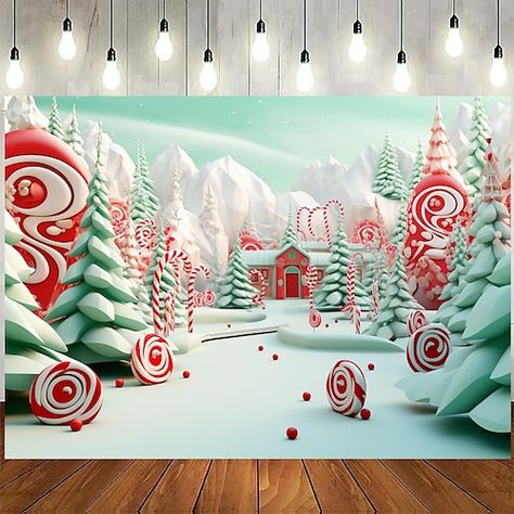 Theme:Novelty; Style:Modern; Material:Polyester; Features:Adorable,Machine wash; Listing Date:10/31/2023; Production mode:Self-produce; Size:25251 Christmas Studio Decor, Christmas Desk Decorations Cubicles, Simple Christmas Backdrop, Candy Themed Christmas Decor, Stair Display, Diy Nutcracker, Candy Cane Decor, Home Background, House Party Decorations