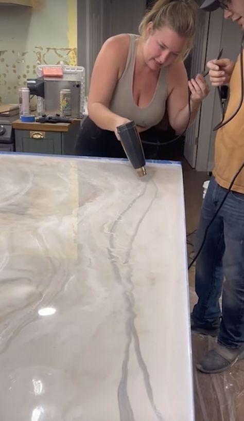 Epoxy Resin Countertops Kitchen Counters, Epoxy Countertop Before And After, Epoxy Countertop Sink, Epoxy Countertops Diy Over Laminate, Apoxsee Countertops Diy, Epoxy Dresser Top, Stone Coat Epoxy Countertop, Epoxy Over Wood Countertop, Epoxy Resin Countertop Diy