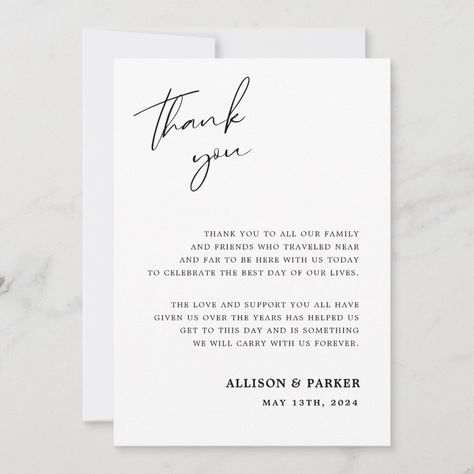 Wedding Thank You For Coming, Thank You Note To Wedding Guests, Thank You Guests Wedding Note, Thank You Wedding Place Cards, Thank You Card For Wedding, Thank You Notes Wedding, Thank You Message For Wedding Guests, Thank You For Wedding Guests, Thank You Note For Wedding Guests