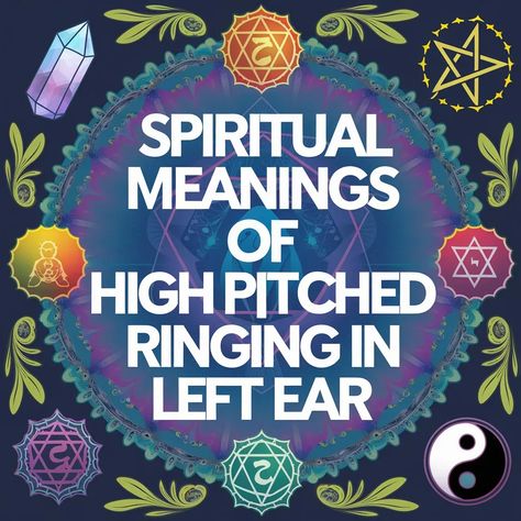 Kind-hearted : Mysterious high-pitched ringing in your left ear could be more than tinnitus - discover the spiritual messages trying to reach you. Ringing In Left Ear Meaning, High Pitch Ringing Right Ear Spiritual, Ringing In Ears Spiritual, Left Ear Ringing Spiritual Meaning, Ear Ringing Spiritual Meaning, Ears Ringing Meaning, Left Ear Ringing, Ear Ringing, High Pitch