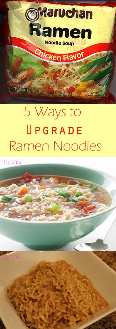 5 Ways to Upgrade Your Ramen Noodles - Society19 Top Ramen Recipes, College Dinner, Ramen Noodle Recipes Easy, Ramen Hacks, Top Ramen, Noodle Recipes Easy, Ramen Noodle Recipes, Homemade Noodles, Hamburger Meat Recipes