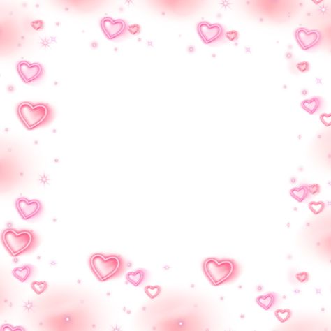 Wholesome Border Aesthetic Border, Border Aesthetic, Animated Heart, Heart Overlay, Heart Border, Border Templates, Heart Emoji, Heart Template, 패턴 배경화면