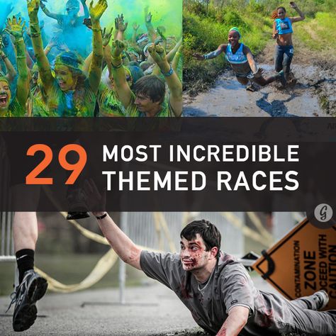 The 29 Most Incredible Themed Races of 2014 | Greatist Best 5k Races Bucket Lists, Fun Run Ideas, Teen Fitness, Race Running, Goal Ideas, Running Race, Get Toned, Running 5k, Running Inspiration