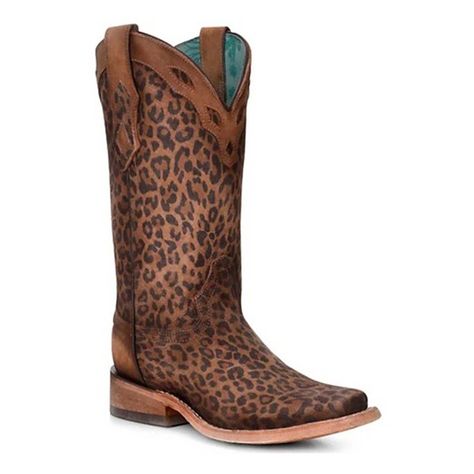 Cowgirl Boots Square Toed, Corral Boots, Boots Square Toe, High Leather Boots, Square Toe Boots, Cowgirl Style, Goodyear Welt, Leather Collar, Cowgirl Boots