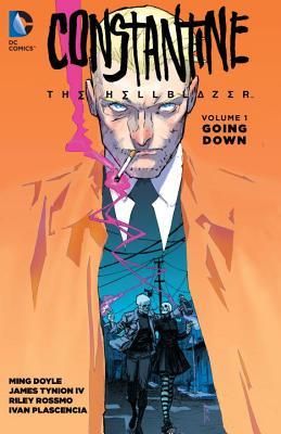 Constantine: The Hellblazer Vol. 1: Going Down | Ming Doyle, Riley Rossmo | February 16th 2016 | The dark adventures of DC's foremost occult detective continue in an all-new series as he investigates the cruelest case he's ever come across--his own dark history! Writer Ming Doyle (THE KITCHEN, Quantum and Woody) relaunches John Constantine's solo series with more horrifying roots than ever before. #graphicnovel #2016 Constantine Hellblazer, Graphic Novel Cover, John Constantine, Portfolio Covers, Univers Dc, Comic Poster, Graphic Novel Art, Comic Shop, Dc Comic