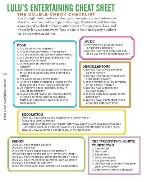 Dinner Party Checklist, Wedding Planning Organizer, Party Checklist, Event Planning Checklist, Event Planning Tips, Event Planning Business, Entertaining Ideas, Luau Party, Birthday Dinners