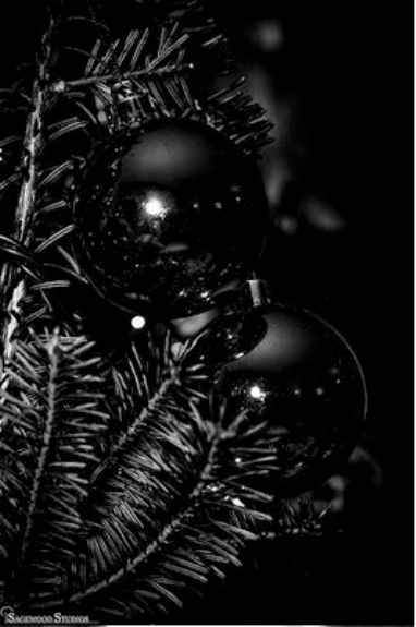 Black And White Christmas Aesthetic, Black Christmas Wallpaper, Goth Christmas Wallpaper, Black Christmas Aesthetic, Goth Christmas Aesthetic, Leta Lestrange, Black Widget, Screen Pictures, Black Christmas Tree Decorations