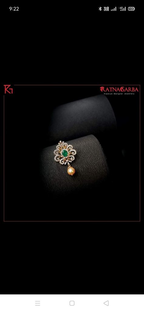 Diamond Pendant For Black Beads, Black Beads With Diamond Pendant, Diamond Tikka Designs, Latest Diamond Earrings Design, Latest Diamond Pendant Sets, Papati Billa, Ear Tops, Diamond Bracelet Design, New Gold Jewellery Designs