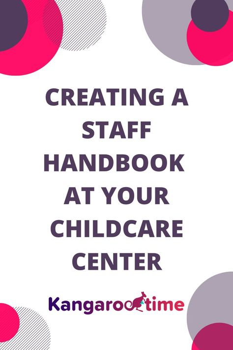 Daycare Employee Handbook, Childcare Employee Handbook, Daycare Handbook Template Free, Daycare Songs, Daycare Paperwork, Child Care Center Design, Daycare Printables, Daycare Supplies, Hr Tips