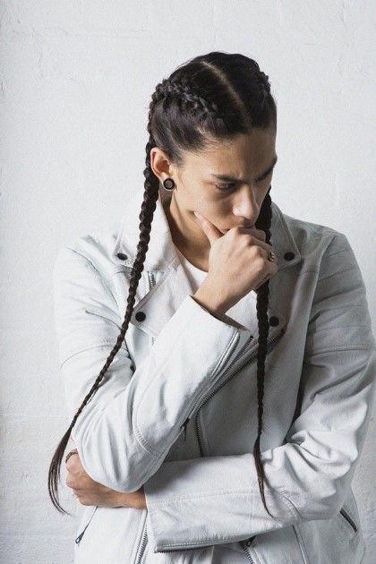 Long Hair Editorial, Men With Braids, 2 Braids Men, Hair Editorial, Bali Nusa Dua, Long Hair Care, Boys Long Hairstyles, Mens Braids Hairstyles, Mens Braids