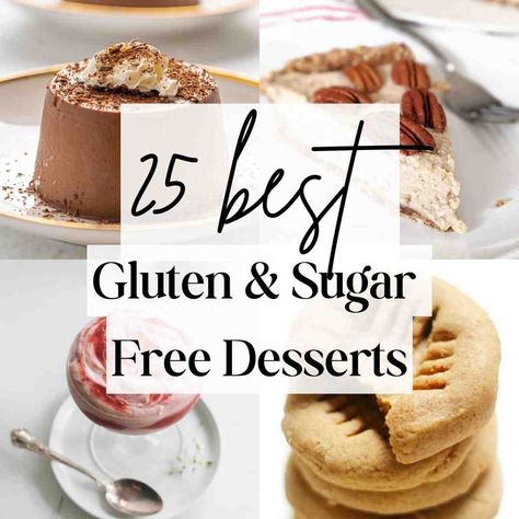 Gluten Sugar And Dairy Free Recipes, Gluten Dairy Sugar Free Desserts, Gluten Free And Sugar Free Cookies, Dairy Sugar And Gluten Free Recipes, Paleo Dessert Recipes No Sugar, Gluten Free Dairy Free Sugar Free Snacks, Gluten Free Low Sugar Recipes, Sugar And Gluten Free Recipes, Low Sugar Gluten Free Desserts