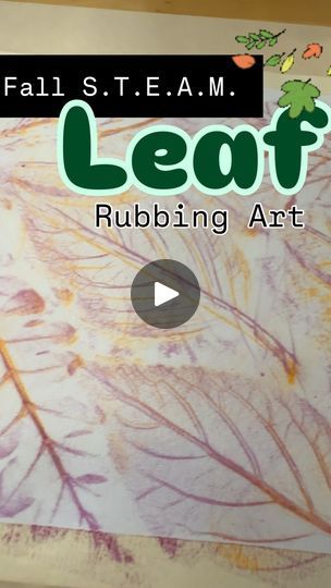 151 reactions · 35 shares | Looking for a fun and educational fall activity for your preschoolers? 

🍂 Leaf rubbing art is a simple, hands-on way to explore nature while teaching STEM concepts! 

By placing leaves under paper and rubbing them with crayons, children learn about the textures, shapes, and patterns found in nature, sparking curiosity about the world around them. 🌿 

This activity helps preschoolers develop fine motor skills and introduces early science concepts, like plant biology and observation skills. Incorporating this into a STEM classroom allows young learners to explore natural patterns, cause and effect, and the beauty of nature through art. 

Exposing preschoolers to STEM early on fosters critical thinking and a love for discovery. Want more fun fall activities? Fol Leaf Rubbing Art, Preschool Seasons, Leaf Rubbing, Fall Stem Activities, Cause And Effect Activities, Seasons Preschool, Plant Biology, Science Concepts, Early Science