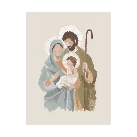 PRINTABLE DIGITAL Holy Family Catholic Gift Virgin Mary, Jesus and Joseph Modern Religious Oil Painting Faith Home Decor Saint Art Print - Etsy Saint Joseph Art, Saint Art, Jesus Mary And Joseph, Family Painting, Colour Painting, Saint Mary, Family Art, Holy Family, Catholic Art