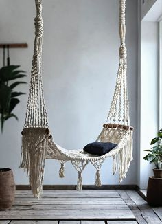 Macrame Hammock Chair Pattern, Macrame Hammock Pattern, Hammock Design, Diy Hammock Chair, Macrame Furniture, Diy Hanging Chair, Rope Hammock Chair, Macrame Hammock Chair, Macrame Hanging Chair