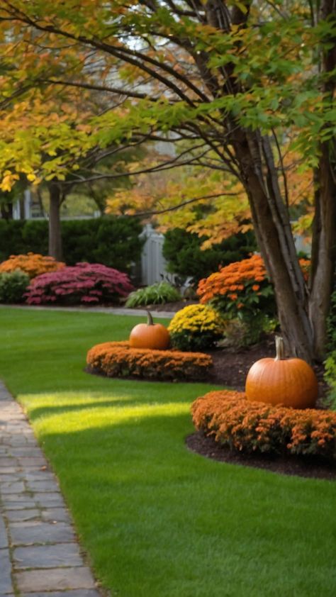 Transform your fall garden into a captivating outdoor oasis with our inspiring landscaping and decor ideas Discover simple DIY projects for small front porches bloxburg front yards Zone 6 gardens and more Let beautiful blooms and easy outdoor enhancements elevate your space effortlessly Perfect for Texas gardens and ACNH enthusiasts Fall Front Yard, Texas Gardens, Simple Diy Projects, Fall Gardening, Texas Gardening, Front Yards, Small Front Porches, Fall Garden, Front Porches