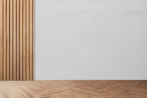 Free photo empty minimal room interior d... | Free Photo #Freepik #freephoto Wooden Panel Wall, Wall Design Home, Empty Rooms Interior, Minimal Room, Storage Organization Ideas, Bedroom Organization Storage, Wooden Wall Panels, Living Room Background, Empty Room