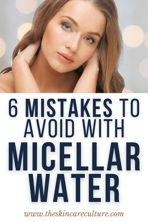 Micellar water is one of my personal favorite makeup-removal methods. I highly recommend it to anyone dealing with acne or whose skin gets congested from oils and makeup-removing balms. In this article, I am going to talk about six mistakes to avoid with micellar water and why you should be more careful when using micellar waters in general. Micellar Water Benefits, Makeup Removing, Pimples Remedies, Natural Acne Remedies, Brown Spots Removal, Get Rid Of Acne, Rid Of Acne, How To Get Rid Of Pimples, Micellar Cleansing Water