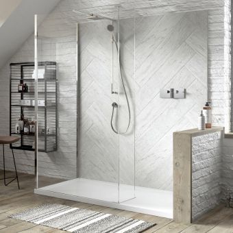 Matki Boutique Walk-In Corner Shower Enclosure Remodel Shower Stall, Corner Shower Stalls, Showers Without Doors, Walk In Shower Enclosures, Open Showers, Corner Shower Enclosures, Walk In Shower Designs, Loft Bathroom, Bathroom Shower Tile