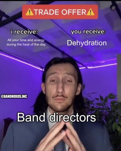 Marching Band Pictures Ideas, Band Memes Funny So True, Marching Band Wallpaper, Marching Band Couples, Band Kids Humor, Band Memes Funny, Marching Band Aesthetic, Marching Band Trumpet, Color Guard Funny