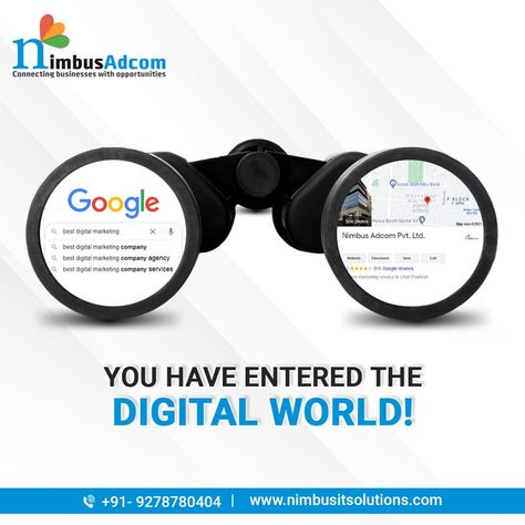 The Internet is becoming the town square for the global village of tomorrow. If your brand is not on the Internet today, it’s not late to bring it online. Enter the digital world of opportunity with Nimbus Adcom. Connect with us today: +91- 9278780404 #NimbusAdcom #digitalmarketing #digitalworld #digital #digitalstrategy #digitalservices #NCR Digital Marketing Post, Digital Advertising Design, Brand Marketing Strategy, Ads Creative Advertising Ideas, Social Media Advertising Design, Digital Marketing Design, Creative Advertising Design, Global Village, Facebook Pixel