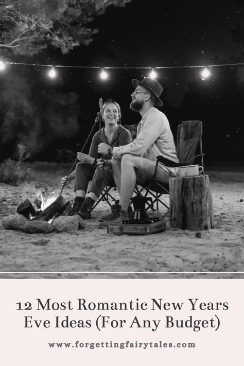 12 Most Romantic New Years Eve Ideas (For Any Budget!) Nye At Home Couples Ideas, Couple New Years Ideas, New Years Eve For Couples, Things To Do With Partner, New Years Eve Ideas, Romantic Home Dates, New Years Eve Traditions, Couples Things To Do, New Year's Eve Activities